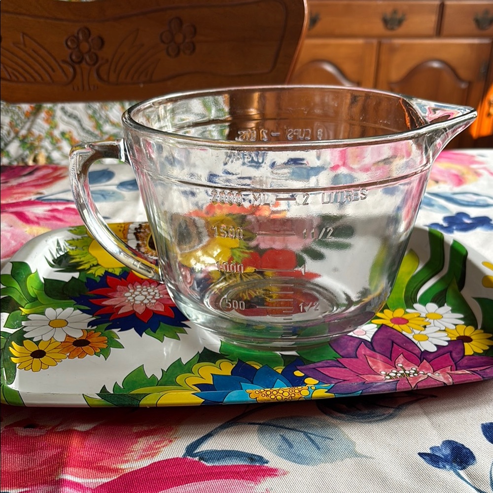 Anchor Hocking Clear Glass Measuring Cup “BATTER BOWL”